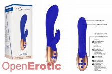 Heating Rabbit Vibrator - Opulent - Blue 