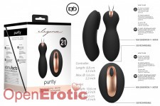 Dual Vibrating Toy - Purity - Black 