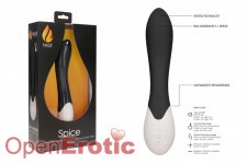 Spice - Rechargeable Heating G-Spot Vibrator - Black 