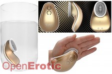 Hands - free Suction and Vibration Toy - Gold 